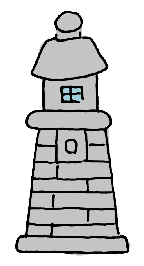 常夜灯のイラスト